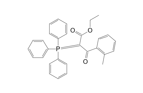 (.alpha.-Ethoxycarbonyl-.alpha.-2-methylbenzoylmethylene)triphenylphosphorane