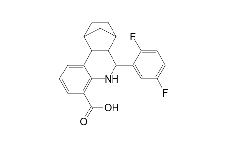9-Azatetracyclo[10.2.1.0(2,11).0(3,8)]pentadeca-3,5,7-triene-7-carboxylic acid, 10-(2,5-difluorophenyl)-
