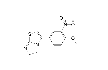 imidazo[2,1-b]thiazole, 3-(4-ethoxy-3-nitrophenyl)-5,6-dihydro-