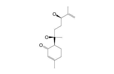 EPILIPPIDULCINE_C;(REL-6-R,1'-S,4'-R)-6-(1',4'-DIHYDROXY-1',5'-DIMETHYL-5'-HEXENYL)-3-METHYL-2-CYCLOHEXENONE