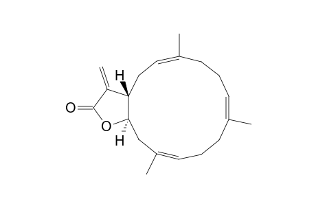 Cyclotetradeca[b]furan-2(3H)-one, 3a,4,7,8,11,12,15,15a-octahydro-6,10,14-trimethyl-3-methylene-, [3aR-(3aR*,5E,9E,13E,15aS*)]-