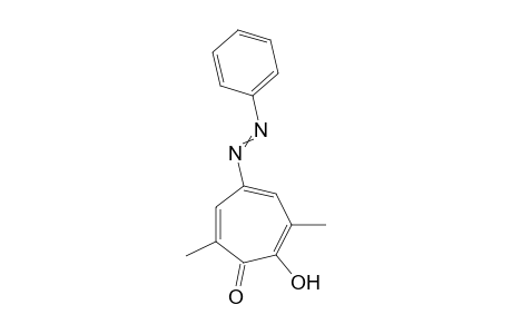 3,7-Dimethyl-5-phenylazotropolone