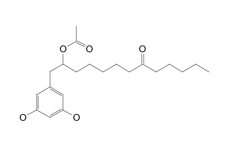 5-(2-ACETOXY-8-OXOTRIDECYL)-RESORCINOL