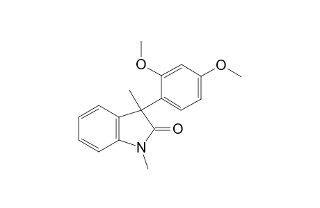 3-(2,4-dimethoxyphenyl)-1,3-dimethylindolin-2-one
