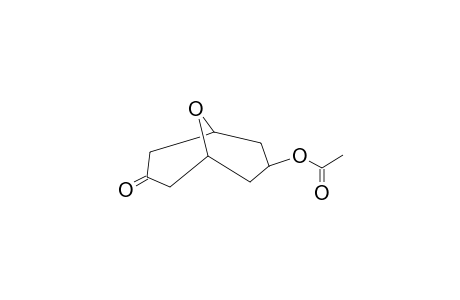 9-Oxabicyclo[3.3.1]nonan-3-one, 8-acetoxy-