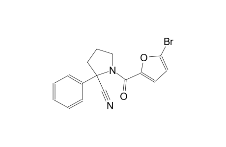 2-pyrrolidinecarbonitrile, 1-[(5-bromo-2-furanyl)carbonyl]-2-phenyl-