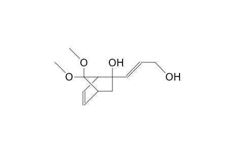 endo-2-((E)-3-Hydroxy-prop-1-enyl)-exo-2-hydroxy-7,7-dimethoxy-bicyclo(2.2.1)hept-5-ene