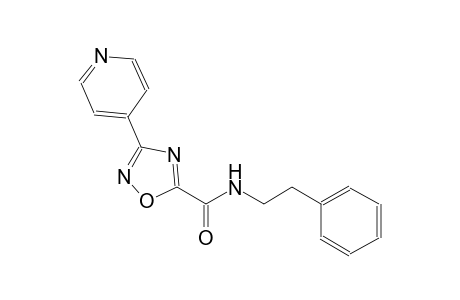 1,2,4-oxadiazole-5-carboxamide, N-(2-phenylethyl)-3-(4-pyridinyl)-