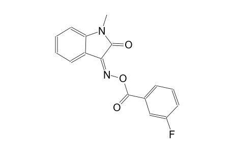 (3Z)-1-methyl-1H-indole-2,3-dione 3-[O-(3-fluorobenzoyl)oxime]