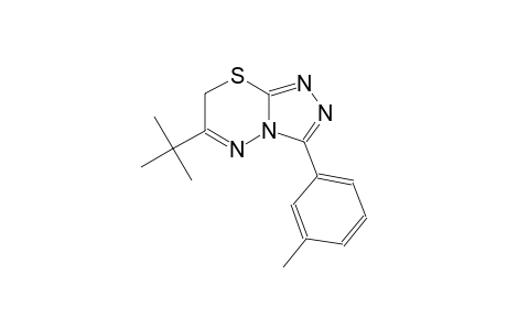 6-tert-butyl-3-(3-methylphenyl)-7H-[1,2,4]triazolo[3,4-b][1,3,4]thiadiazine