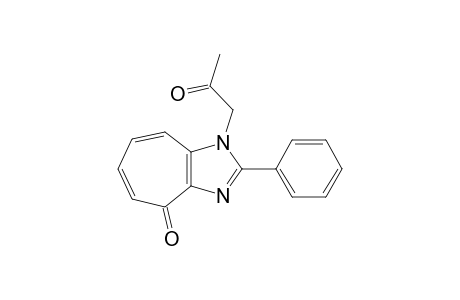 1-(2-oxidanylidenepropyl)-2-phenyl-cyclohepta[d]imidazol-4-one