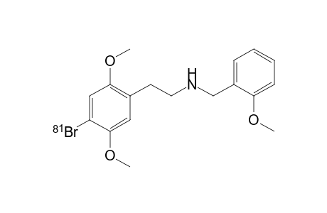 25B-NBOMe (Peak 2) MS2