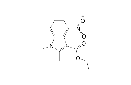 Ethyl 1,2-dimethyl-4-nitroindole-3-carboxylate