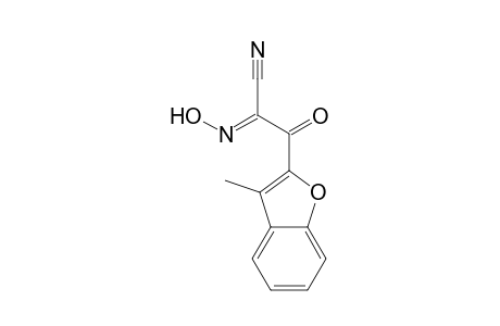 3-(3-Methylbenzofuran-2-yl)-2-hydroximoyl-3-oxopropanenitrile