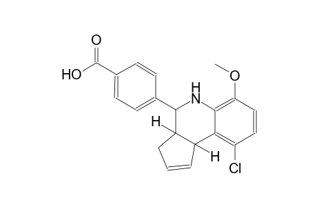 benzoic acid, 4-[(3aS,4R,9bR)-9-chloro-3a,4,5,9b-tetrahydro-6-methoxy-3H-cyclopenta[c]quinolin-4-yl]-