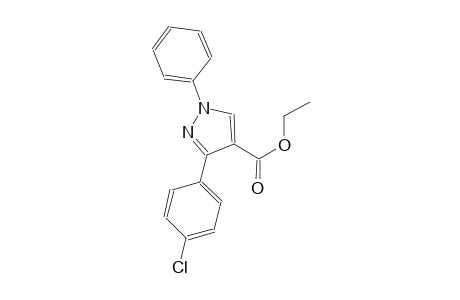 ethyl 3-(4-chlorophenyl)-1-phenyl-1H-pyrazole-4-carboxylate