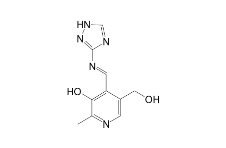 Pyridin-3-ol, 5-hydroxymethyl-2-methyl-4-(1H-1,2,4-triazol-3-ylimino)methyl-