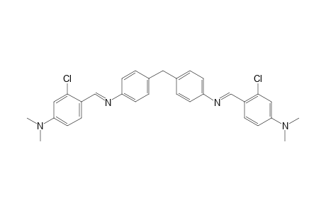 4,4'-methylenebis{N-[2-chloro-4-(dimethylamino)benzylidene]aniline}