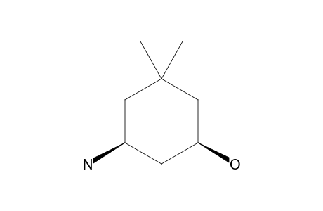 cis-3-AMINO-5,5-DIMETHYL-CYCLOHEXANOL;cis-ISOMER
