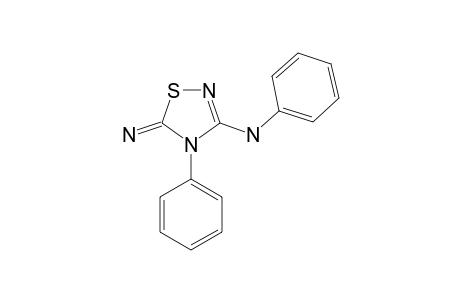 3-PHENYLAMINO-4-N-PHENYL-5-IMINO-4,5-DIHYDRO-1,2,4-THIADIAZOLE