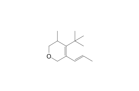 4-t-Butyl-5-methyl-3-propenyl-5,6-dihydro-2H-pyran