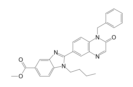 2-(1-Benzyl-2-oxo-1,2-dihydro-quinoxalin-6-yl)-1-butyl-1H-benzoimidazole-5-carboxylic acid methyl ester