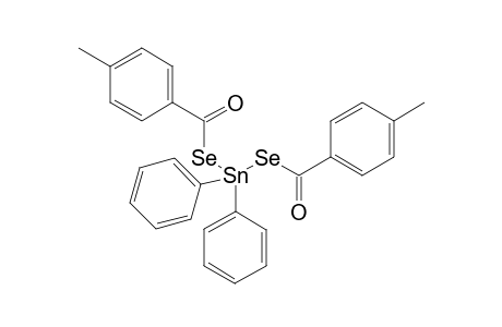 Diphenyltin bis[(4-methylbenzene)carboselenoate]