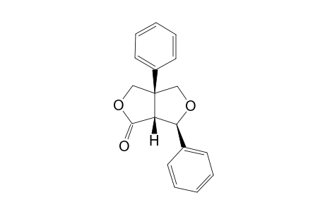 (3aR,6R,6aR)-3a,6-diphenyltetrahydrofuro[3,4-c]furan-1(3H)-one