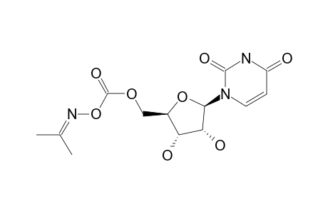 carbonic acid [(2R,3S,4R,5R)-5-(2,4-diketopyrimidin-1-yl)-3,4-dihydroxy-tetrahydrofuran-2-yl]methyl (isopropylideneamino) ester