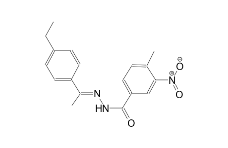 N'-[(E)-1-(4-ethylphenyl)ethylidene]-4-methyl-3-nitrobenzohydrazide