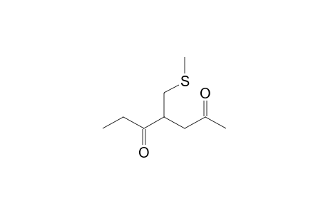 4-(methylsulfanylmethyl)heptane-2,5-dione