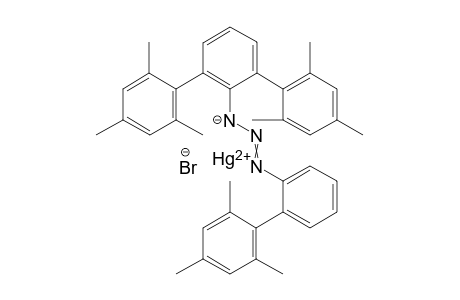 Bromo-{[[N'-2-(2',4',6'-trimethyl)biphenyl]-(N'''-2,4,6,2'',4'',6''-hexamethyl-1,1':3',1''-terphen-2'-yl)]triazenido-N'}mercury