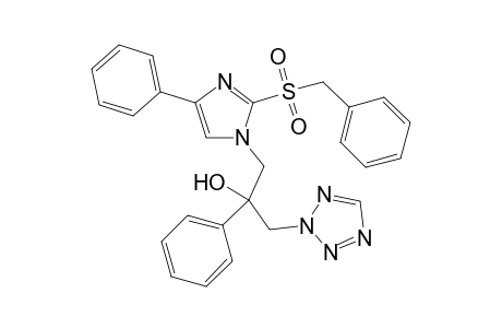 2-Benzylsulfonyl-4-phenyl-1-(2-phenyl-2-hydroxy-3-[1,2,3,4]tetrazol-2-yl)propylimidazole
