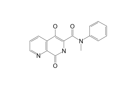 5-HYDROXY-1,7-NAPHTHYRIDIN-8-(7H)-ONE-6-N-METHYL-N-PHENYL-CARBOXAMIDE