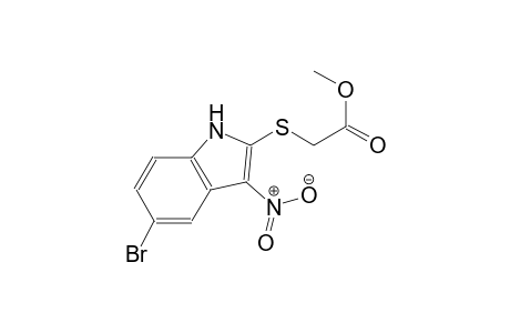 methyl [(5-bromo-3-nitro-1H-indol-2-yl)sulfanyl]acetate
