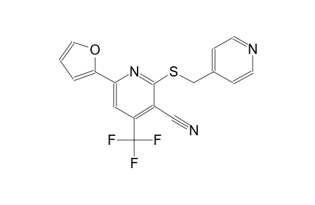 6-(2-furyl)-2-[(4-pyridinylmethyl)sulfanyl]-4-(trifluoromethyl)nicotinonitrile