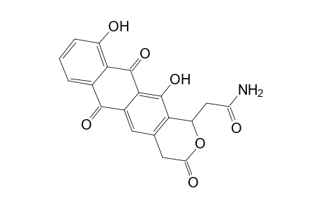 2-(10,12-Dihydroxy-3,6,11-trioxo-3,4,6,11-tetrahydro-1H-naphtho[2,3-g]isochromen-1-yl)acetamide