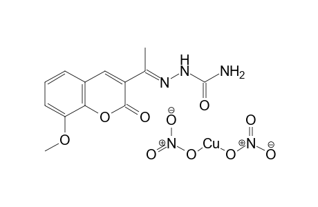 (nitrooxy)cuprio nitrate; [(E)-[1-(8-methoxy-2-oxo-2H-chromen-3-yl)ethylidene]amino]urea