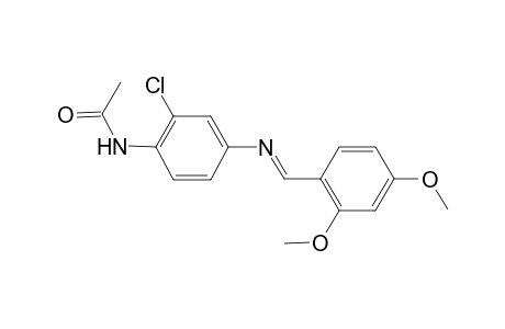 Acetamide, N-[2-chloro-4-(2,4-dimethoxybenzylidenaminophenyl]-