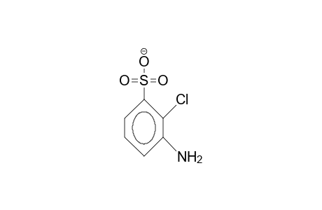3-Amino-2-chloro-benzenesulphonic acid, anion