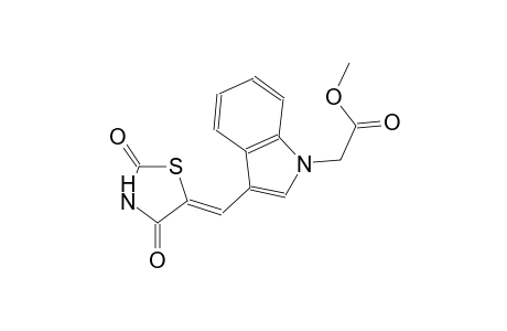 methyl {3-[(Z)-(2,4-dioxo-1,3-thiazolidin-5-ylidene)methyl]-1H-indol-1-yl}acetate