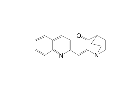 2-[2-Quinolinyl]methylenequinuclidine-3-one