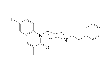 N-(4-Fluorophenyl)-2-methyl-N-[1-(2-phenylethyl)piperidin-4-yl)prop-2-enamide