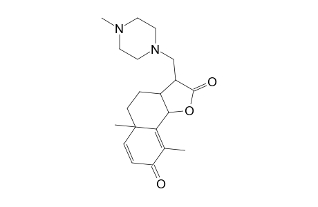 Naphtho[1,2-b]furane-2,8-dione, 2,3,3a,4,5,5a,8,9b-octahydro-5a,9-dimethyl-3-(4-methyl-1-piperazinylmethyl)-