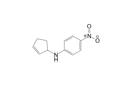 N-(Cyclopent-2-enyl)-4-nitroaniline