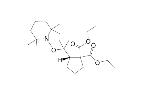 (S)-2-[1-Methyl-1-(2,2,6,6-tetramethyl-piperidin-1-yloxy)-ethyl]-cyclopentane-1,1-dicarboxylic acid diethyl ester