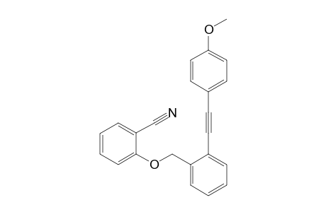 2-[[2-[(4-Methoxyphenyl)ethynyl]benzyl]oxy]benzonitrile