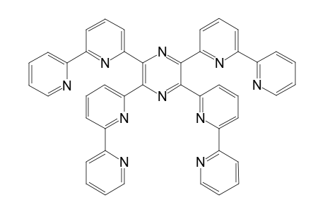 2,3,5,6-tetrakis[6'-(2'',2'''-Bipyridyl)]pyrazine