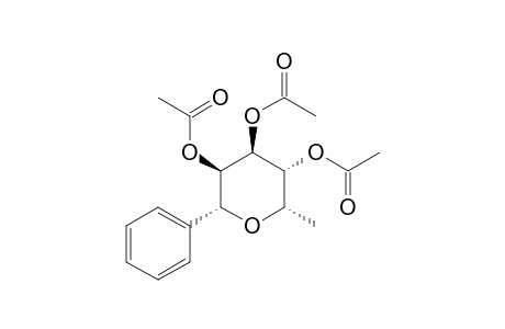 (2S,3R,4S,5R,6R)-2-Methyl-6-phenyltetrahydro-2H-pyran-3,4,5-triyl Triacetate