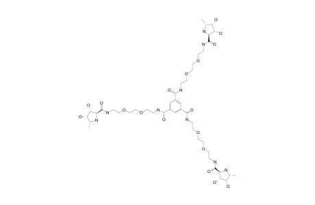 N(1),N(3),N(5)-TRIS-[2-[2-[2-[(2R,3S,4R,5S)-3,4-DIHYDROXY-5-METHYLPYRROLIDINE-2-CARBOXAMIDO]-ETHOXY]-ETHOXY]-ETHYL]-BENZENE-1,3,5-TRICARBOXAMIDE